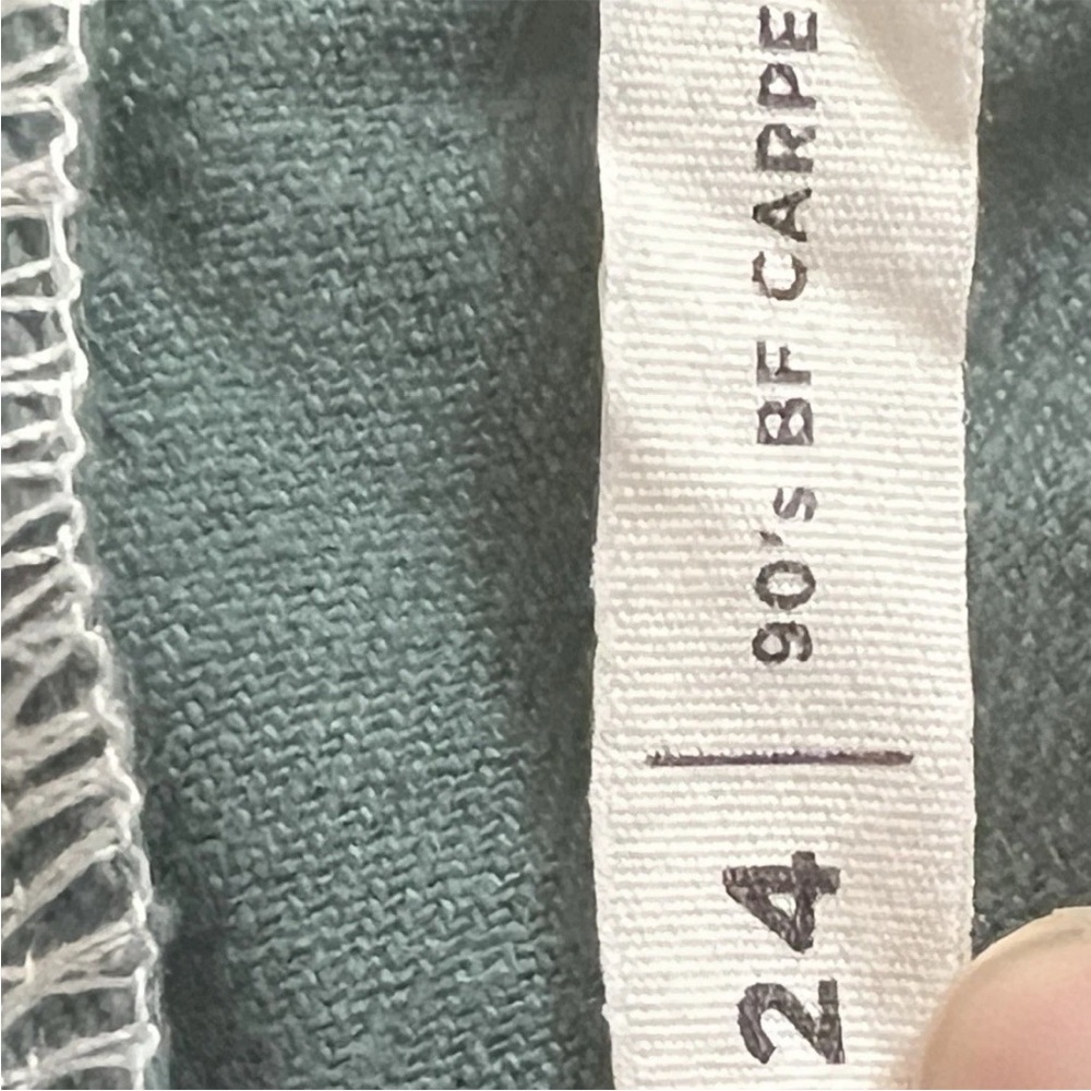 Pacsun 90s BF Carpenter Pants SZ 24 Teal Y2K Style Pockets Utility Classic - Picture 9 of 10